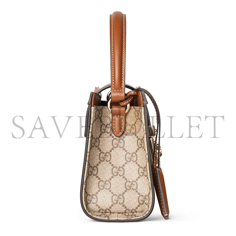 G*u*i padlock small top handle bag ‎841653 (20*13.5*8cm)